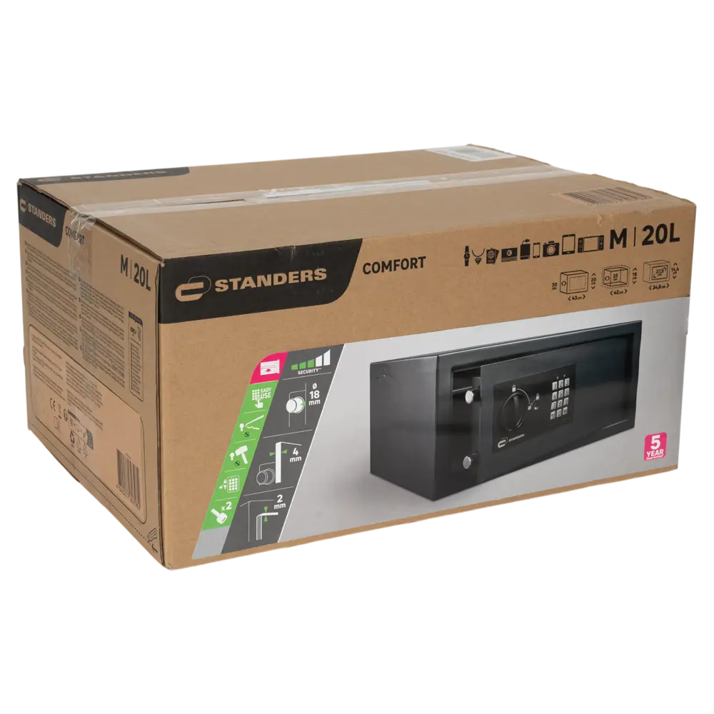 Сейф встраиваемый Standers электронный замок 20 л STLM-2210666 - Вид №6