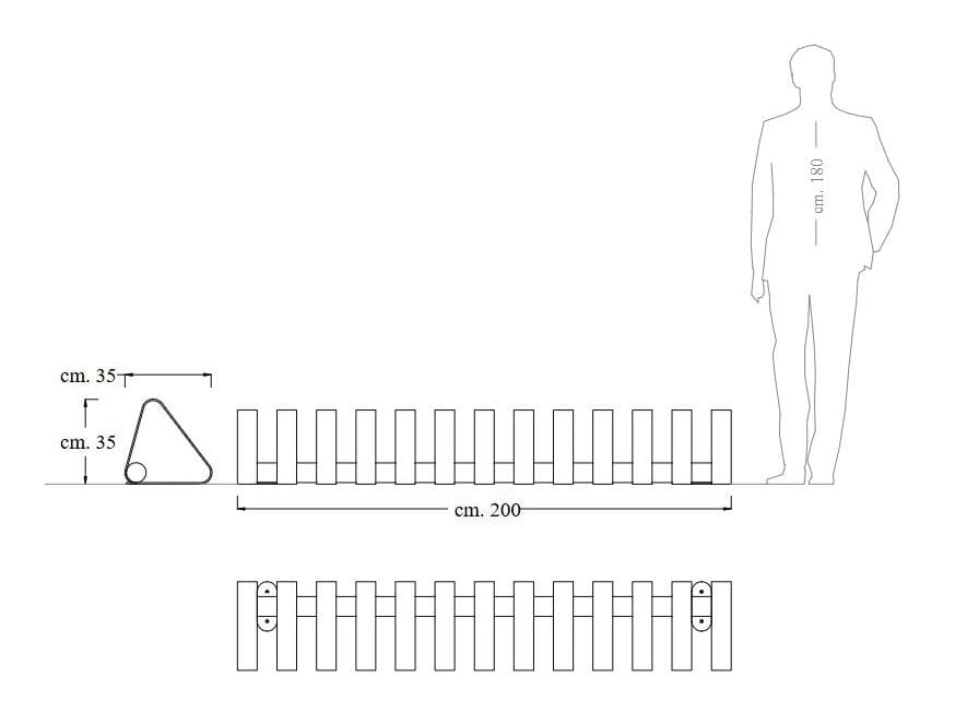 Оцинкованная стальная стойка DIMCAR TRESETTE A ARCH-00096343 - Вид №1