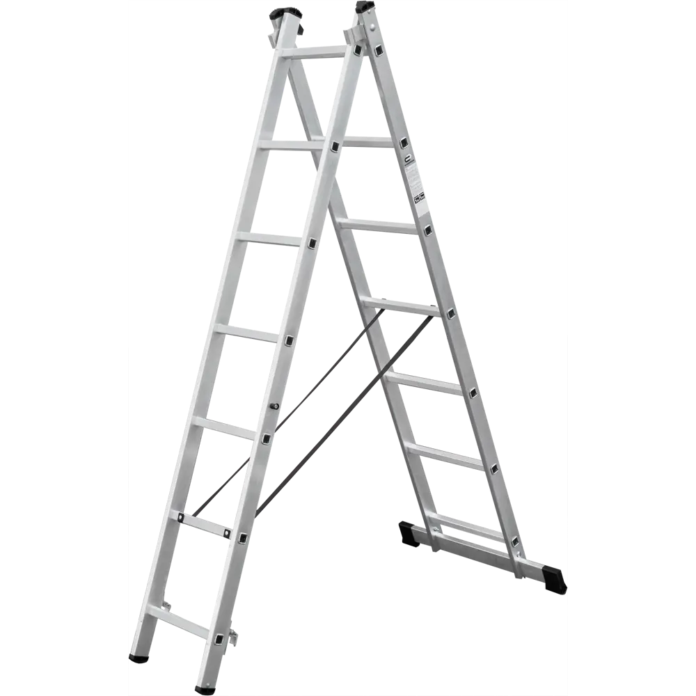 Лестница раскладная 2-секционная Standers до 2.8 м 7 ступени STLM-2110569 - Вид №1