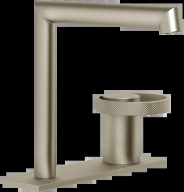 Смеситель для умывальника 63315 149 Gessi Anello МАТОВЫЙ НИКЕЛЬ FINOX