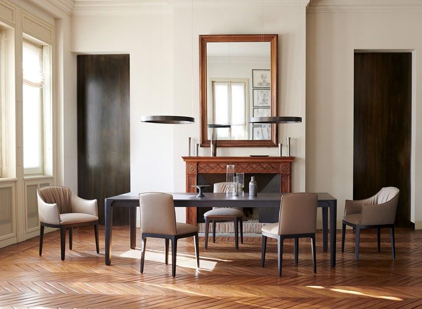 Potocco Мягкое кожаное кресло Blossom 840 - Вид №2