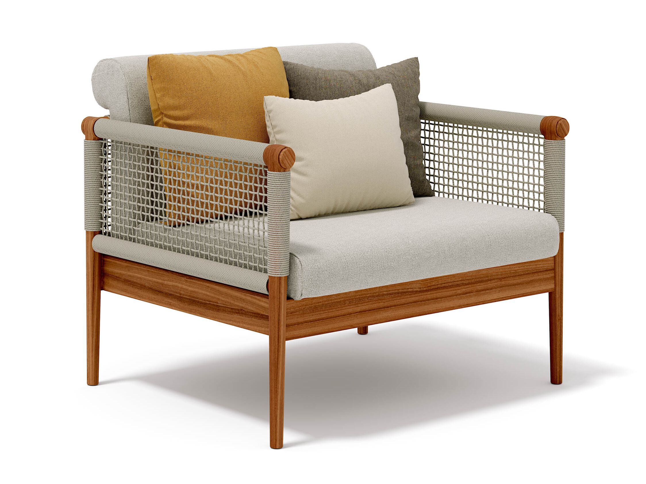 Садовое кресло с веревкой и тканевым подлокотником Atmosphera Lodge .25 ARCH-00012122 - Вид №11