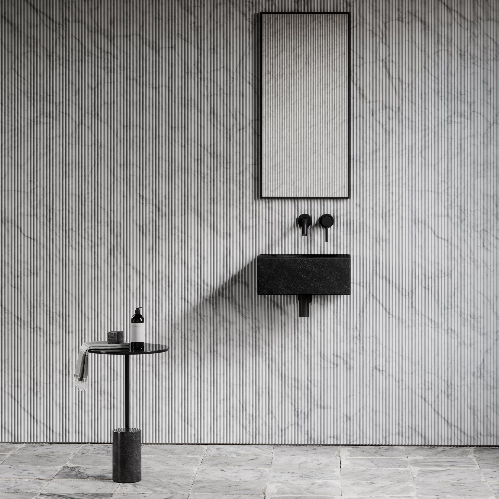 Мраморная овальная одиночная подвесная раковина LUSSO COCO ARCH-00137895