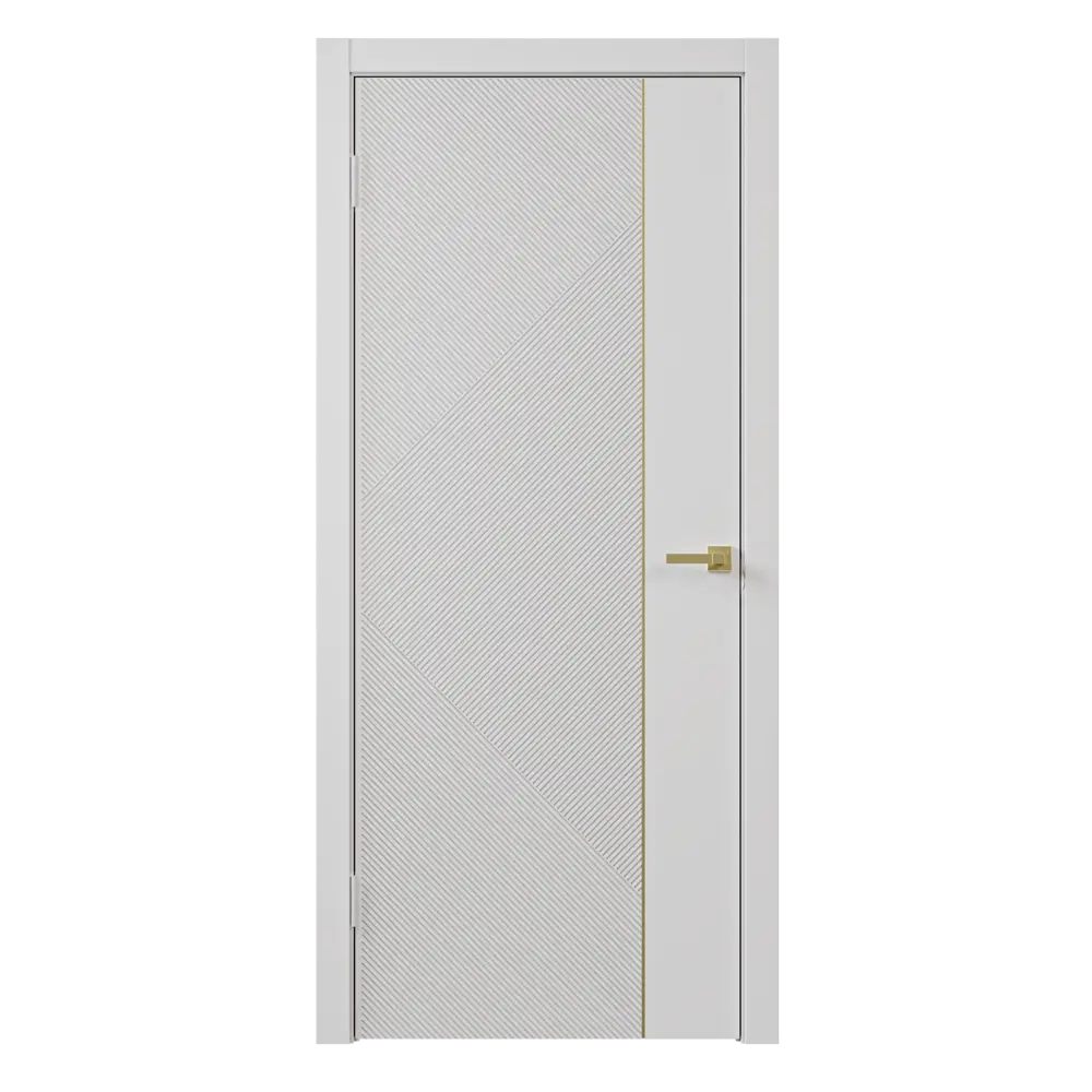 Santreyd Соло 4 - межкомнатная дверь с золотыми молдингами 89385990 STLM-1427105