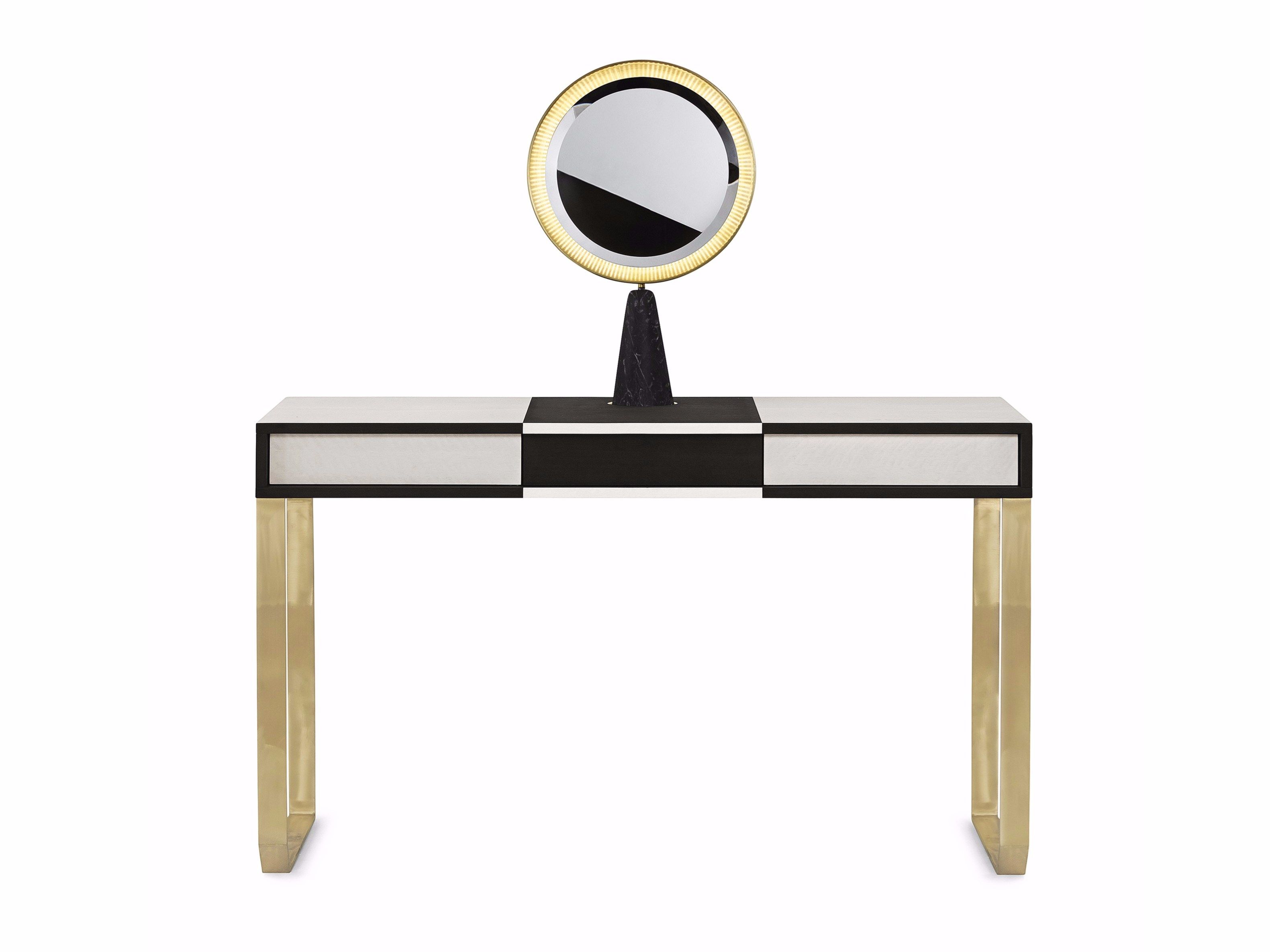 Деревянный и латунный туалетный шкаф Gallotti&Radice Selene ARCH-00084999