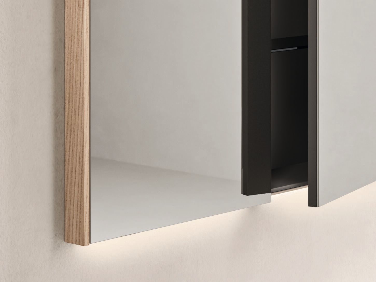 Двойной деревянный и Milltek подвесной умывальник со встроенным умывальником Noorth синтез ARCH-00049842 - Вид №3