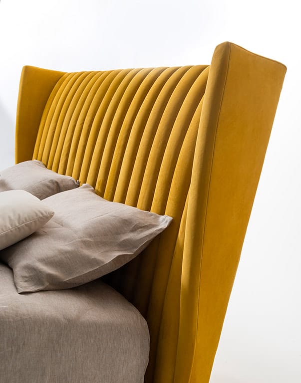 Двуспальная кровать из ткани с мягким изголовьем OAK Милан ARCH-00100526 - Вид №3