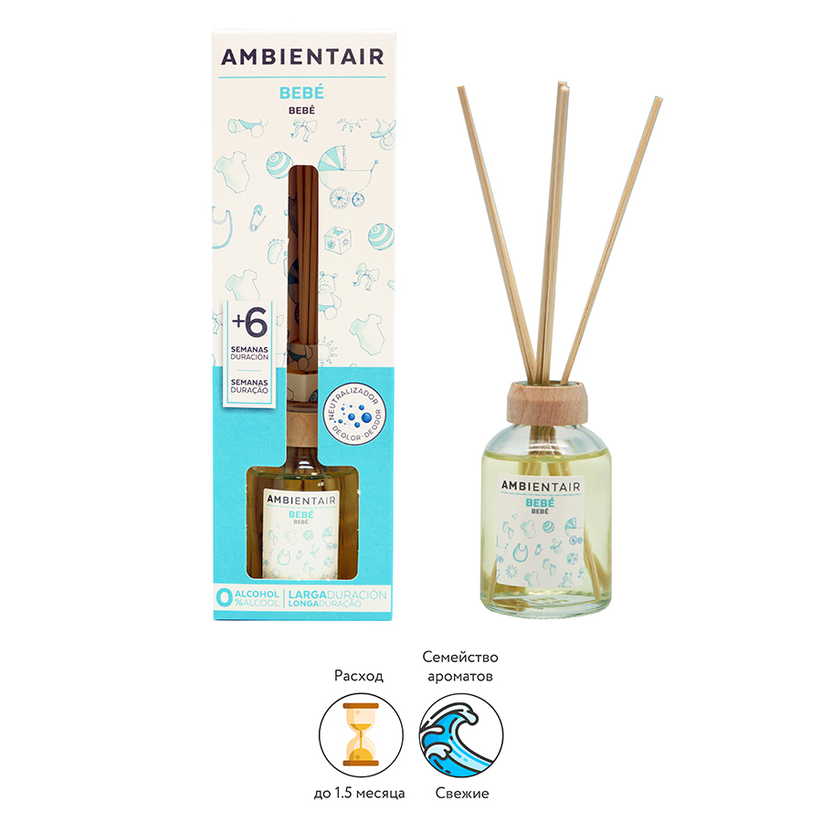 MK050CFNF Диффузор ароматический свежий 50 мл Ambientair  - Вид №1