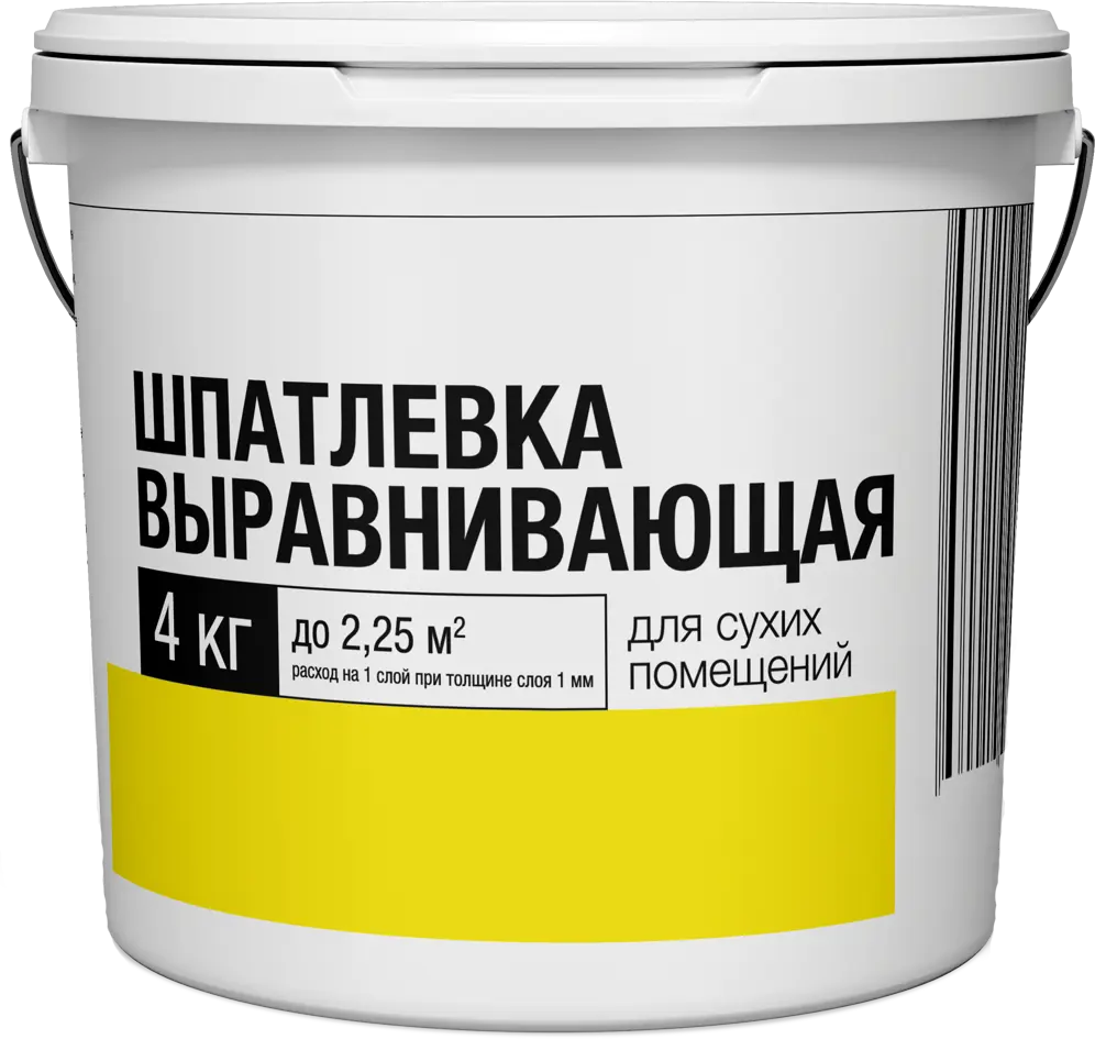 Santreyd Шпатлевка выравнивающая полимерная для сухих помещений 4 кг 83000332