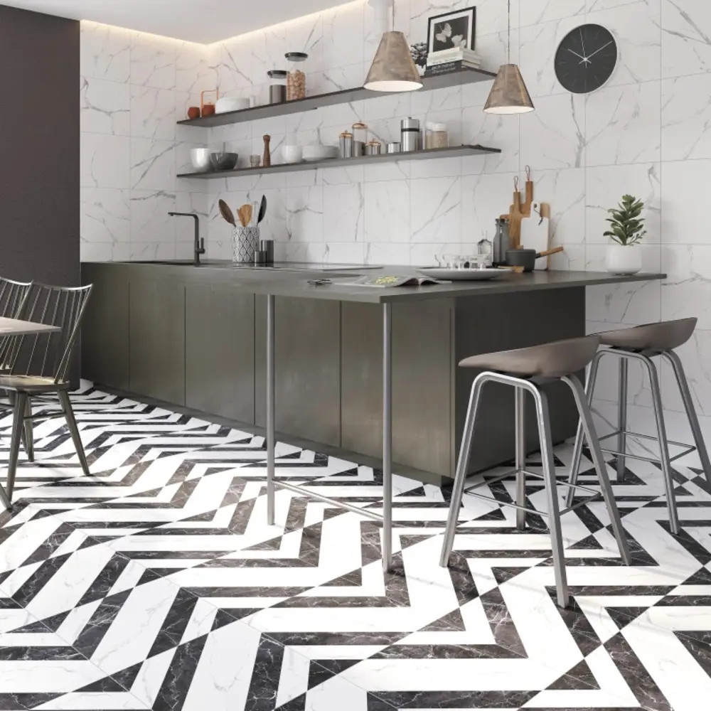 Керамогранит Kreaforta Dina с мраморным эффектом 42×42 см 89414199 STLM-1569923 - Вид №7