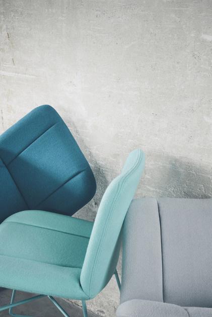 Billiani Стул из ткани с подлокотниками Hippy 636 - Вид №2