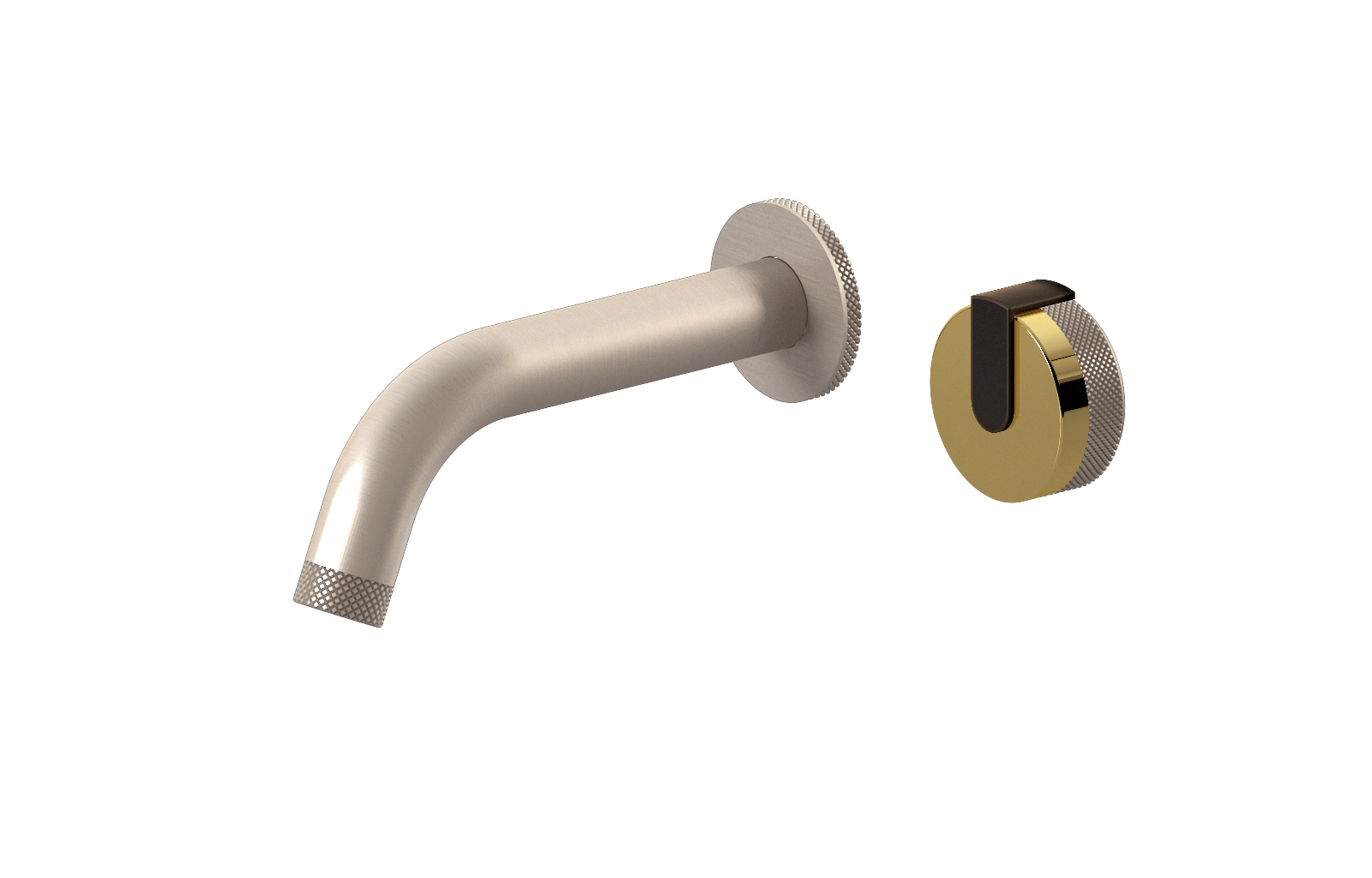 E-11535-R1AU-L1OB-SN Настенный прогрессивный смеситель скрытого монтажа для раковины GRAFF MOD+