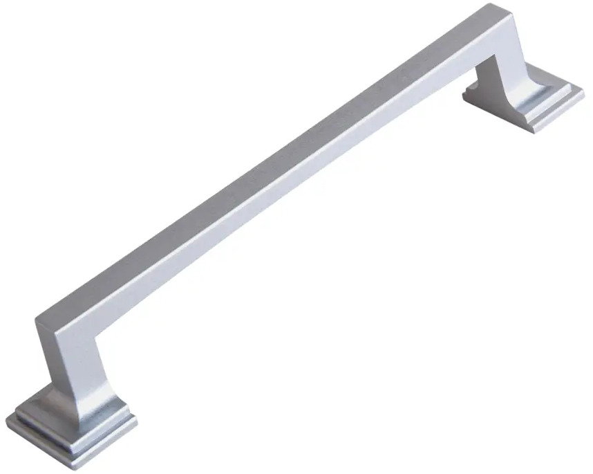 88016096 Ручка-скоба мебельная 98 МЦ 128 мм цвет металлик STLM-1009442