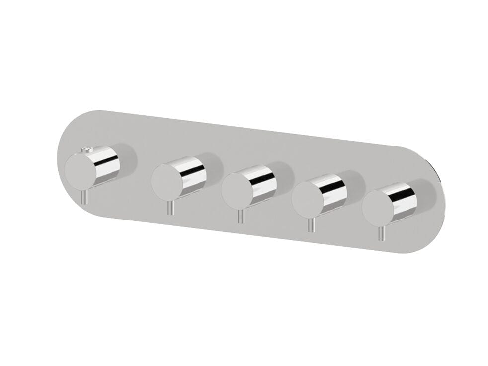 Термостатический смеситель для душа с 5 отверстиями Newform многофункциональные термостаты с 4 выходами ARCH-00026019