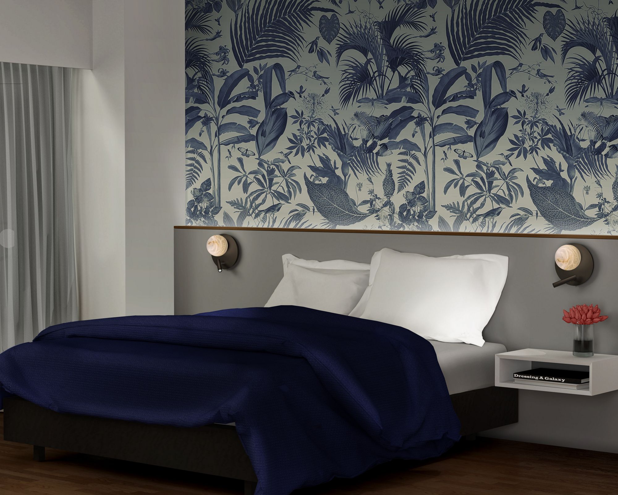 Настенный светильник из железа и алебастра Alma light ARCH-00061138