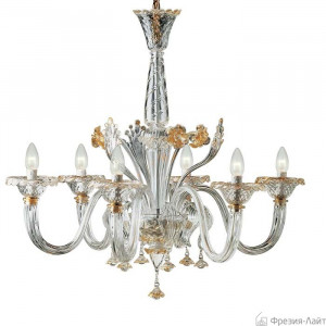 De Majo 7075/K8 CRISTALLO-ORO люстра подвесная