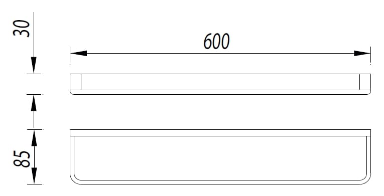 Латунный держатель для полотенец OMNIRES Лугано ARCH-00123967 - Вид №1