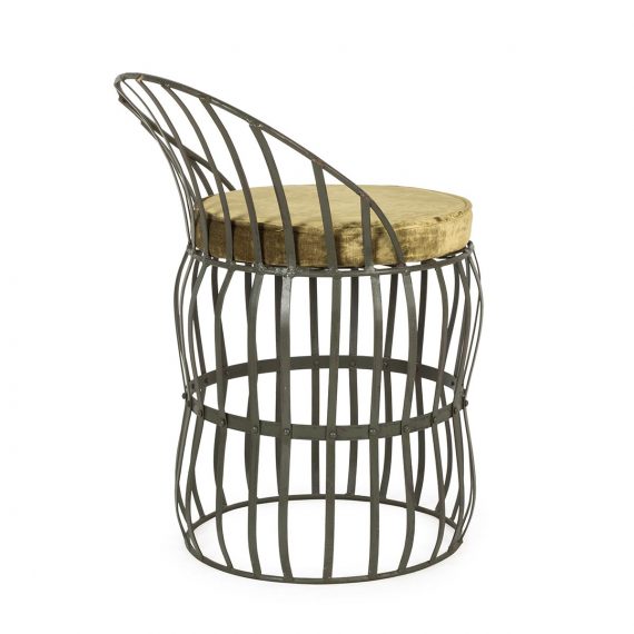 080935 Металлический стул для баров Francisco Segarra Sirio Santreyd - Вид №2