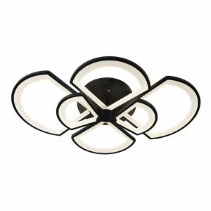 Потолочный светодиодный светильник Omnilux Cargeghe OML-49217-144 OMNILUX CARGEGHE BLACK 202791 Черный