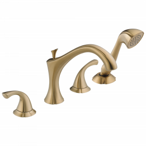 T4792-CZ Римская ванна с ручным душем Delta Faucet Addison Шампанское бронза