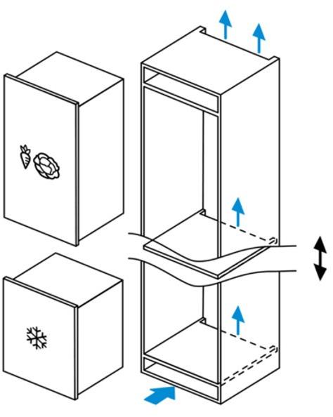 Siemens Вертикальный встраиваемый морозильник с ящиками класса а ++ Iq500 Gi11vad30  - Вид №5