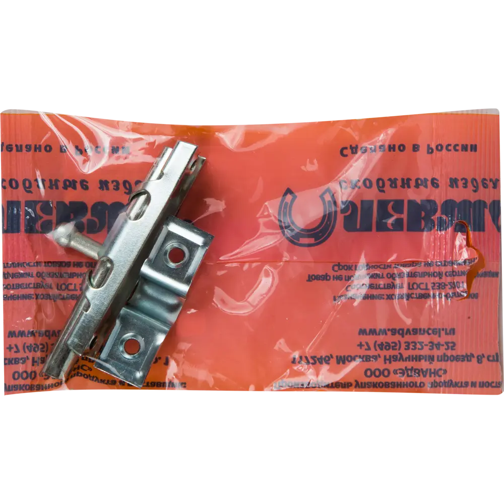 Задвижка с малой накладкой ЗТ-12, сталь оцинкованная ЛЕВША STLM-2101930 - Вид №1