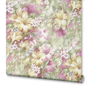 Обои флизелиновые Victoria Stenova Summer розовые 1.06 м 998707