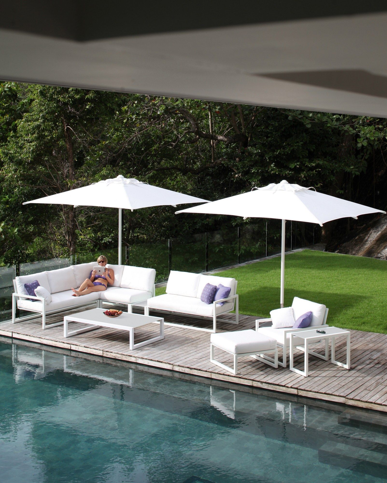 Прямоугольный низкий садовый столик Royal Botania Ninix ARCH-00080373 - Вид №3