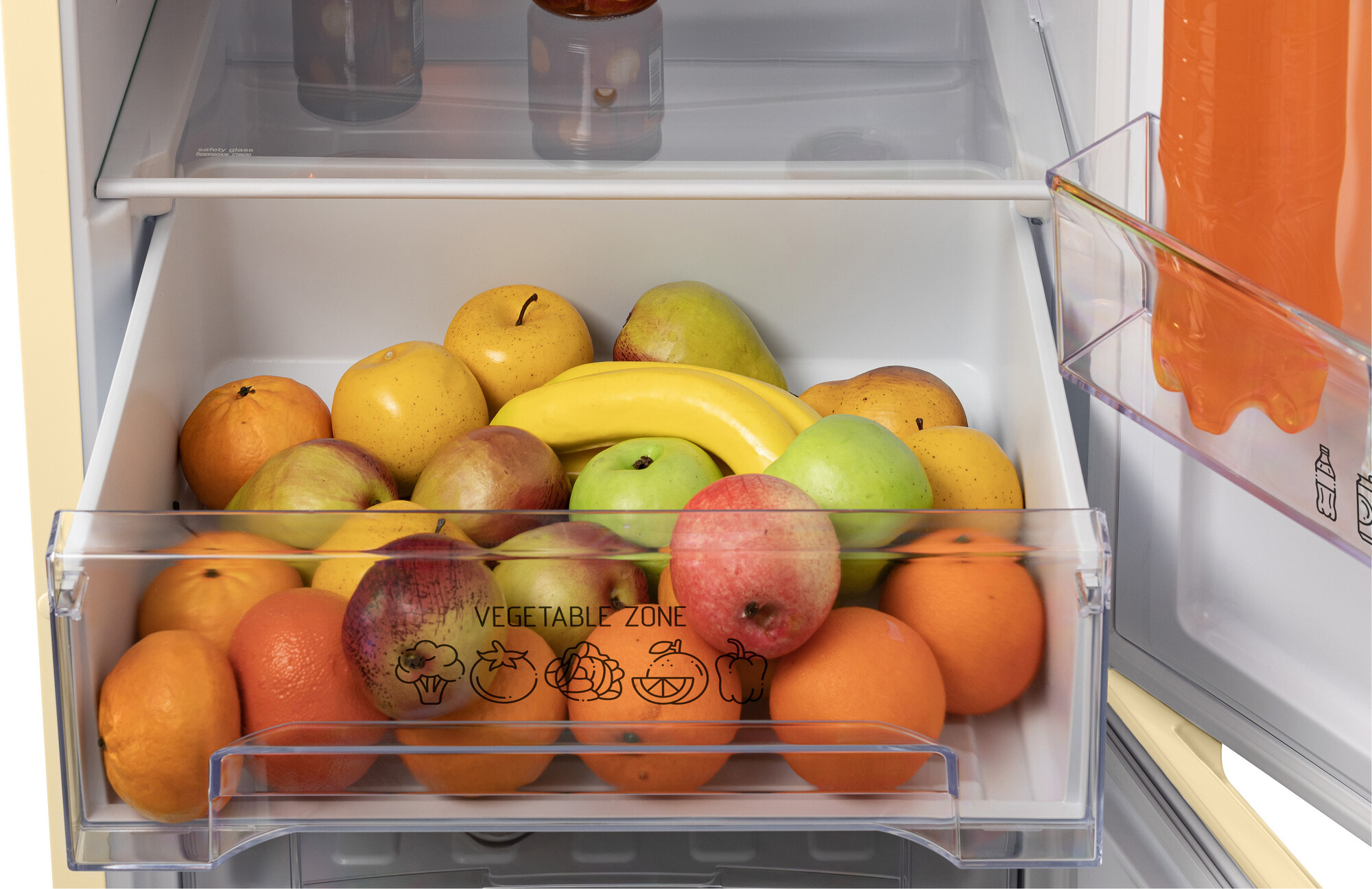 9953428 Холодильник с морозильником   Nordfrost NRB 152 E бежевый STDN-0024778 - Вид №4