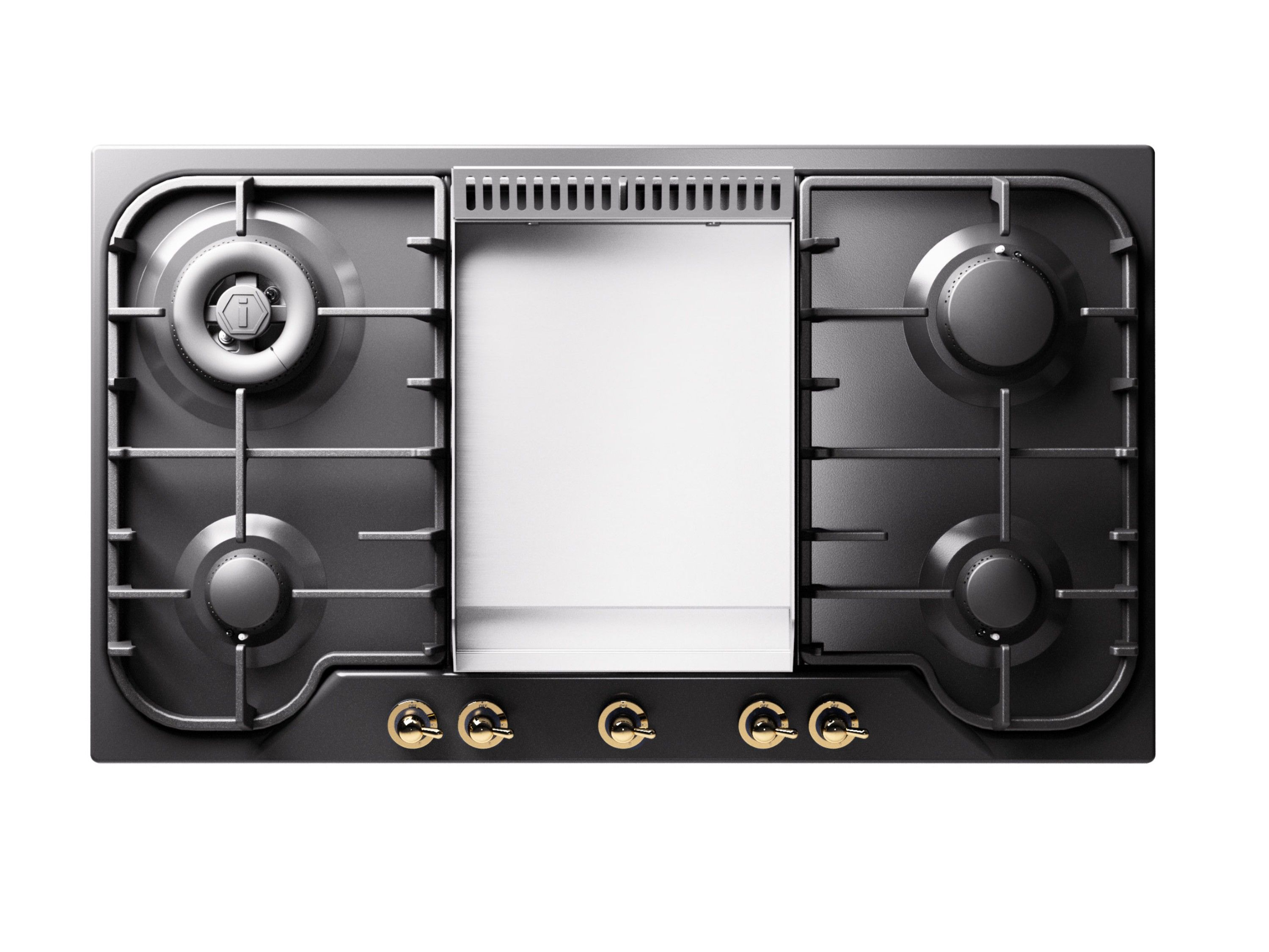 Встраиваемая газовая плита из нержавеющей стали Ilve Nostalgie ARCH-00095326