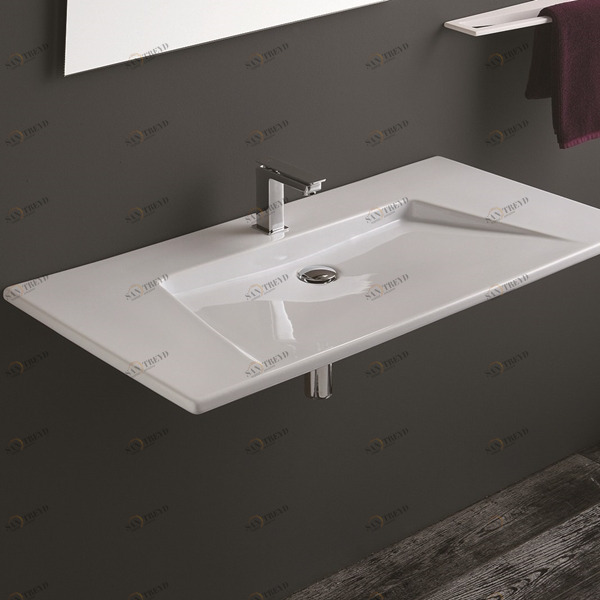 81KR Подвесная раковина настенная овальная Olympia Ceramica  белая 