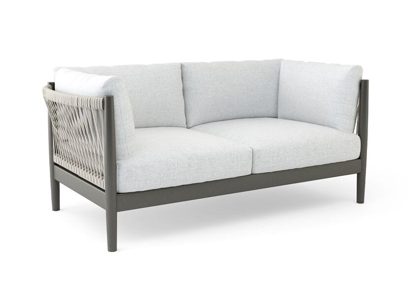 2-местный алюминиевый садовый диван с порошковым покрытием и тканью Walters Georgica Aluminium ARCH-00114283