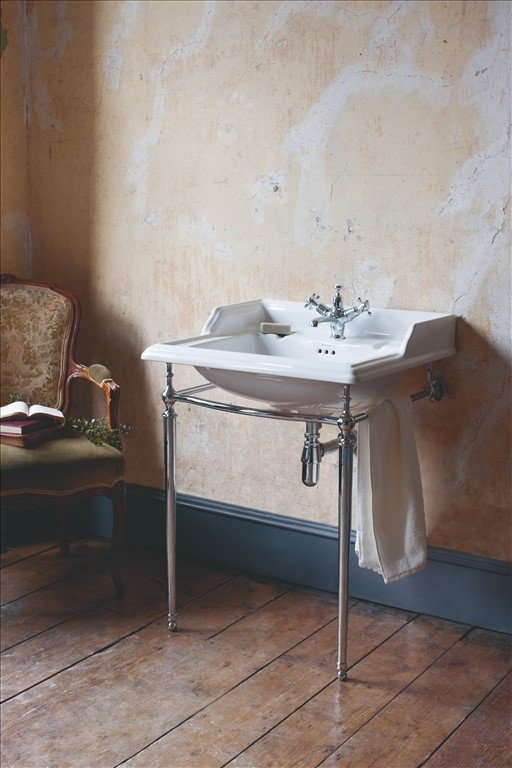 T49A CHR, B15 1TH Напольная раковина стоящая овальная Burlington Classic - Вид №2