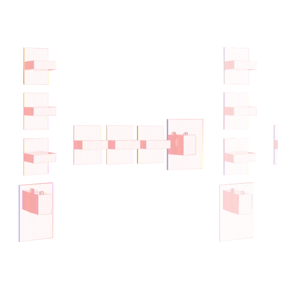 Смеситель для душа 43216 031 Gessi Inverso ХРОМ 43216031
