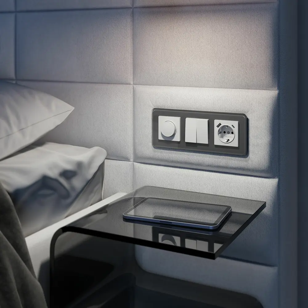 Розетка встраиваемая Werkel с заземлением разъем USB со шторками цвет белый Встраиваемые механизмы STLM-2207311 - Вид №1