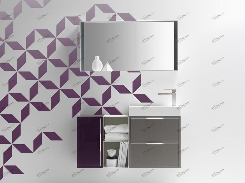 Karol Подвесной туалетный столик с ящиками, лакированный Mutevole Karolitalia sun-id-1385116