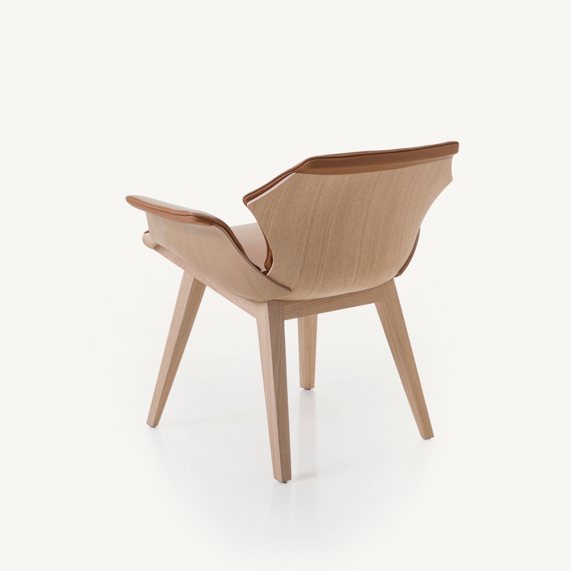 Кожаное кресло с подлокотниками BassamFellows Petal ARCH-00080919 - Вид №12