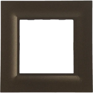 Рамка для розеток и выключателей Legrand Structura 1 пост, цвет бронза