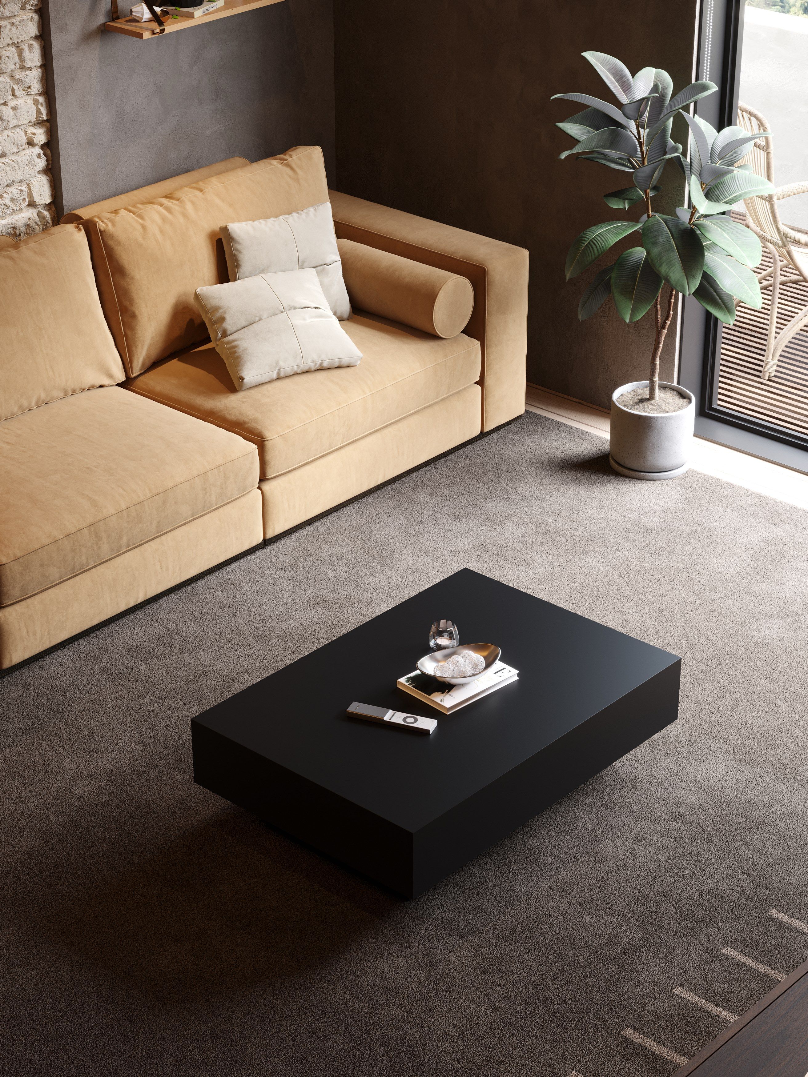 Деревянный прямоугольный низкий журнальный столик Stylish Club Porto ARCH-00103653 - Вид №5