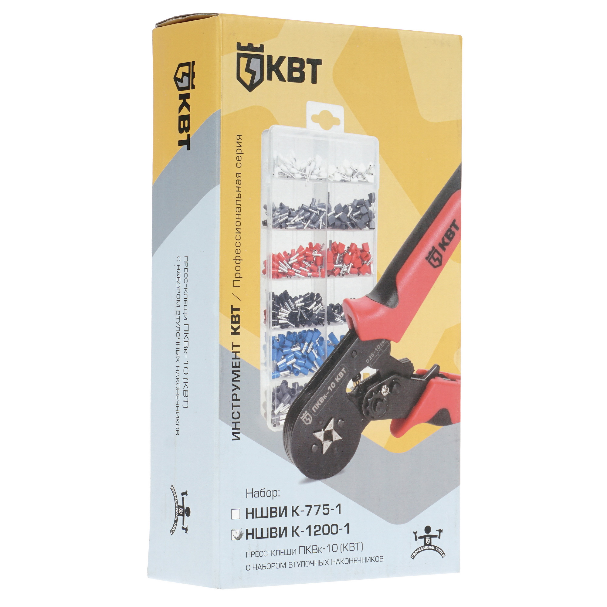 Пресс-клещи с набором втулочных наконечников КВТ НШВИ К-1200-1 5000357 STDN-0071612 - Вид №6