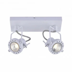 Спот потолочный галогеновый на 2 лампы белый Costruttore A4300AP-2WH ARTE LAMP COSTRUTTORE WHITE 00-3926421 Белый