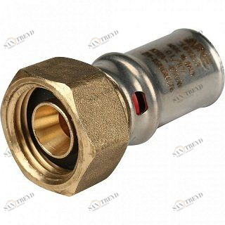 Муфта с накидной гайкой STOUT 16х1/2" под пресс SFP0016001216
