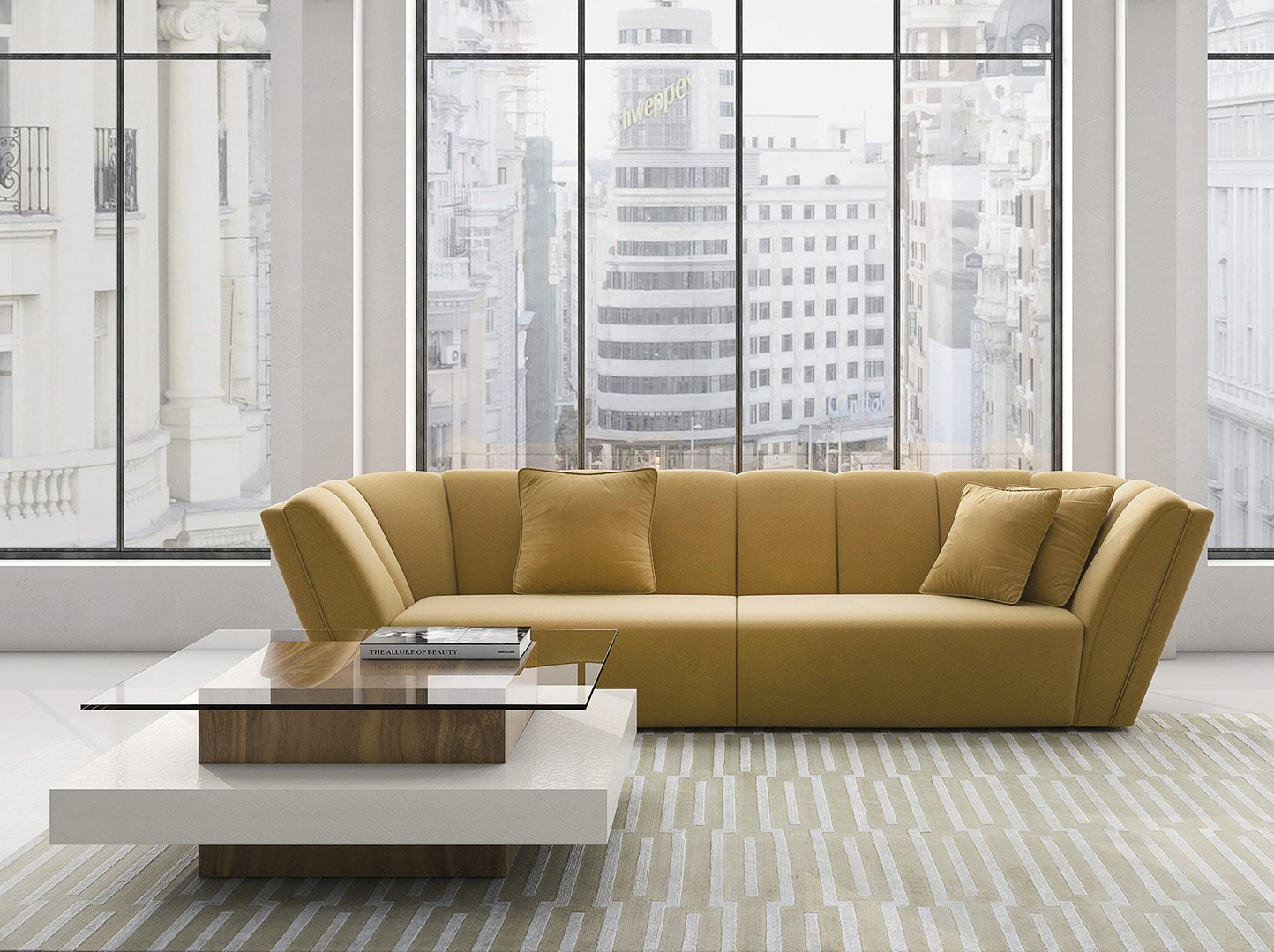 Полосатый диван Bowie-M Bowie A4726 Coleccion Alexandra - Вид №4