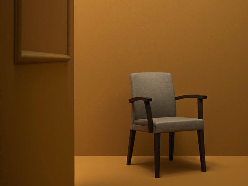 PIAVAL Стул из ткани с подлокотниками Fandango | contract 73-13/1 - Вид №2
