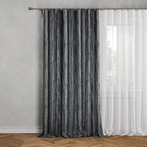 Штора на ленте Seyran 160x280 см цвет серый 89376207 STLM-2047226
