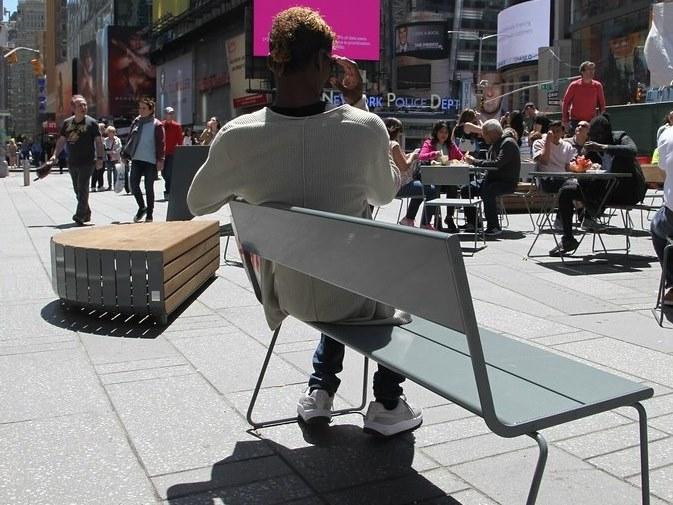 VESTRE Скамья из стали и дерева со спинкой April go sun-id-1474803 - Вид №6