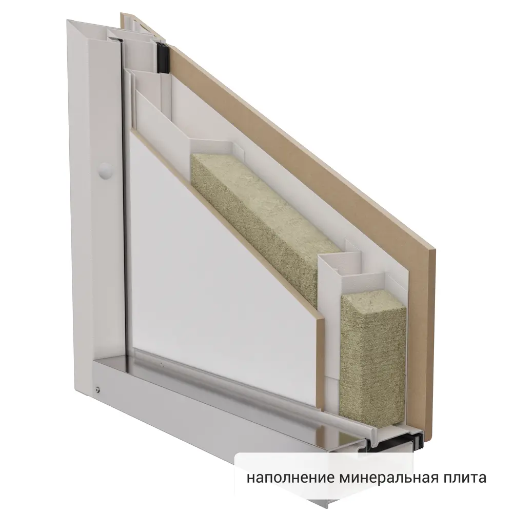 Дверь входная металлическая Фолд грет 880 мм правая цвет белый TOREX STLM-2155458 - Вид №13