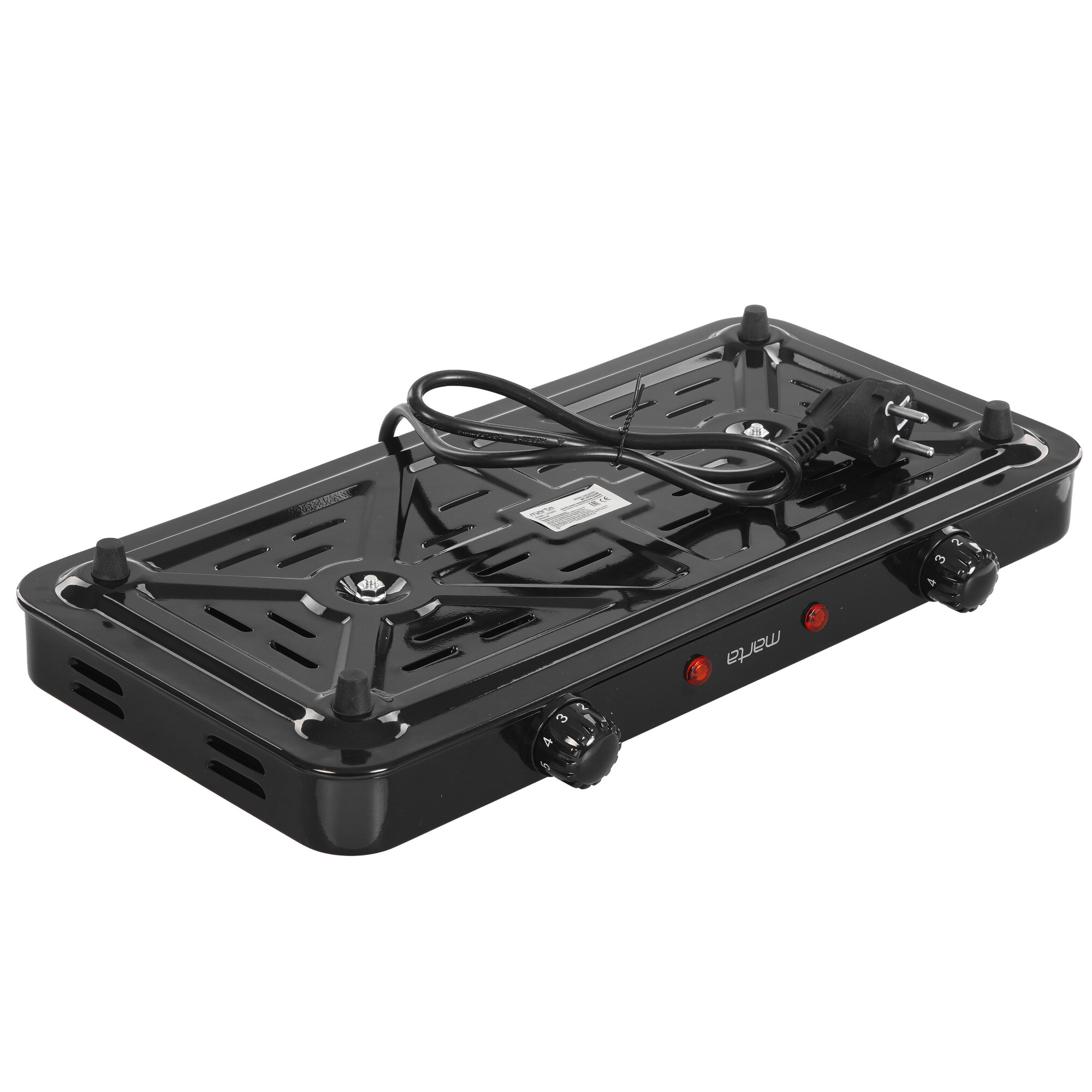 9177367 Плита компактная электрическая Marta MT-HP4233A черный STDN-0076372 - Вид №4