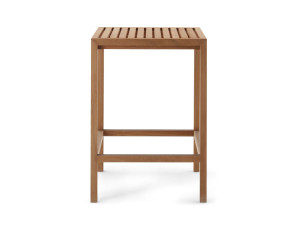 Высокий квадратный стол из тикового дерева