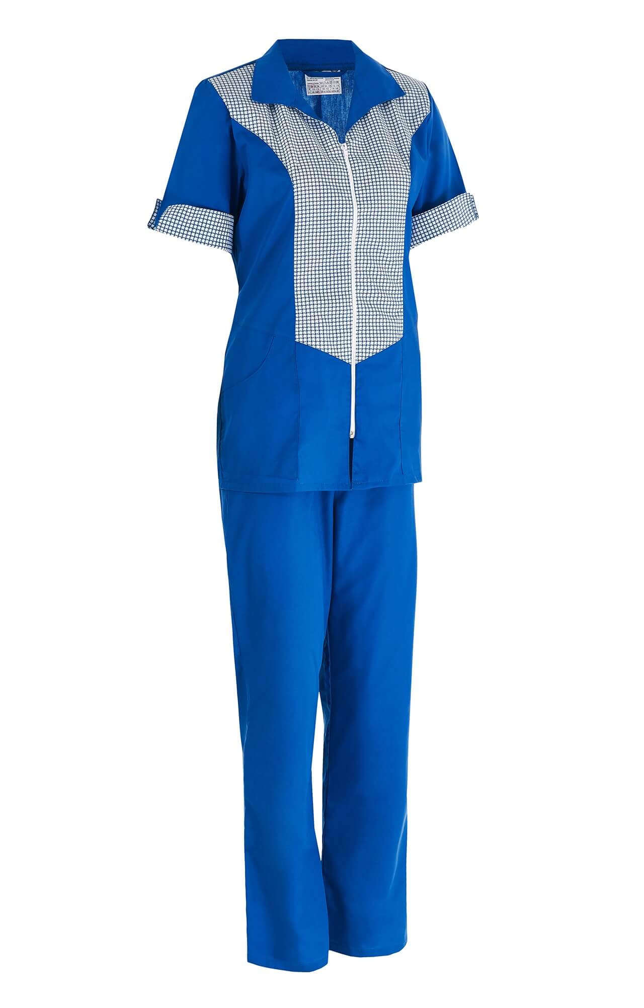 66084 Костюм "Грация" василек  Одежда для обслуживающего персонала  размер 44 Спецодежда  - Вид №2